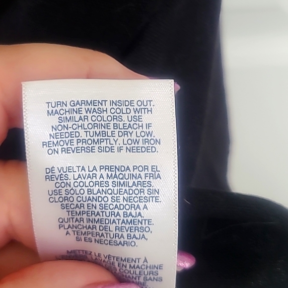 Angels Forever Young Black V-Neck Tank Top, 1X - Picture 12 of 12